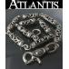 CHROME HEARTS Гиндза магазин Chrome Hearts SALE цветочный ролик цепочка для бумажника длинный 1 зажим мужской серебряный SV925 102893