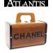  прекрасный товар Chanel CHANEL Vintage дерево vanity 3 номер шт. G есть [68706]
