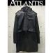 LOUIS VUITTON Гиндза магазин Louis Vuitton SALEdo King кожа мутоновое пальто мужской size:50 чёрный 95507