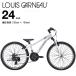  Louis ganoJ24 LOUIS GARNEAU J24 LG WHITE 24 дюймовый Kids ребенок велосипед 