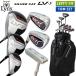[ зеркальный чай / левый для / зеркальный чай / левый для ] links Golf серебряный кошка LV-F комплект клюшек 10 шт. комплект (1W,3W,UT,6-9,P,S,PT) железный : steel вал 