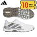 [10% off купон выпуск!9/10 до ] Adidas код Chaos 27 шиповки отсутствует туфли для гольфа ONN43k громкий белый × железный металлик × серебряный (KI1388)
