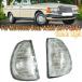  Mercedes Benz W123 передний угловая фара линзы прозрачный белый указатель поворота оригинальный согласовано неоригинальный товар 