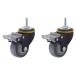 L75US-GYN2 ���~�i�X�X�`�[�����b�N �˂����E���^�����׏d�L���X�^�[ �^�C�����a7.5cm 2����Z�b�g �|�[���a25mm ����