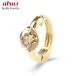  серьги-кольца 18 золотой Brown бриллиант 0.5ct мужской одна сторона уголок серьги желтое золото k18 18k diamond один шарик ушные каффы .... бесплатная доставка распродажа SALE