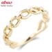 18 золотой кольцо подкова амулет кольцо Gold 18K золотой . металлический шланг колодка металлы булавка кольцо для ключей . примерно кольцо простой популярный модный для мужчин и женщин распродажа SALE