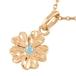 ネックレス ハワイアンジュエリー 一粒 フラワー ペンダント ピンクゴールドk18 チェーン 人気 18金 k18pg sv925 宝石 クリスマス 女性