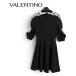 VALENTINO Valentino хлопок . гонки переключатель половина рукав Mini платье размер s