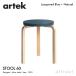 Artek Altec STOOL 60 табурет 3шт.@ ножек береза материал сиденье ( голубой ) ножек часть ( прозрачный Rucker отделка ) старт  King возможность дизайн :aruva*a Alto 