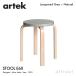 Artek Altec STOOL E60 табурет 4шт.@ ножек береза материал сиденье ( серый ) ножек часть ( прозрачный Rucker отделка ) старт  King возможность дизайн :aruva*a Alto 