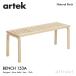 Artek Altec BENCH 153A bench 153A разрез верх размер :112.5×40cm прозрачный Rucker отделка береза материал дизайн :Alvar Aalto