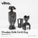 Vitra vi тигр Wooden Dollsuten кукла zCat &amp; Dog кошка & собака S размер из дерева подарочная коробка есть дизайн : Alexander *jilarudo