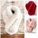 мех пелерина muffler защита горла "neck warmer" искусственный мех одноцветный есть перевод ограниченное количество 