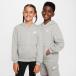 [NIKE] Nike YTH NSW Club FT полный Zip длинный рукав f-tiLBR (FD3017)(063) темно-серый Heather / основа серый / белый [ посылать за товар ]