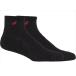 [asics] Asics Junior носки 15(. ..- пятка до. длина 15cm) (3034A092)(001) Performance черный / Classic красный [ посылать за товар ]