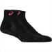 [1 пункт до почтовая доставка возможно ] [asics] Asics рукоятка короткие носки 12 (3053A162)(002) Performance черный x розовый [ посылать за товар ]