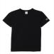 [1 пункт до почтовая доставка возможно ] [Champion] Champion Kids Short рукав карман футболка (CK-Z303)(090) черный [ посылать за товар ]