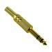  standard plug four n plug phone connector 6.3mm 3 ultimate original work for handle da type gilding Gold mail service free shipping 