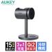 AUKEY Metallic ���C�����X�[�d�� 3in1 �X�}�z��p�@�\ �}���[�d 3�䓯���[�d Qi2 MagSafe�Ή� iPhone�V���[�Y�Ή� LC-MC311A �I�[�L�[