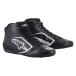  Alpine Stars Cart для рейсинг обувь TECH-1 K START V2 SHOES ( размер :7.5) 12 BLACK WHITE