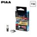 PIAA �s�A LEP131 �|�W�V�����p LED�o���u T10 6600K �����F �u���[�z���C�g 400lm �A�N�A MX�n R3.7�` 2����LED�d�l��