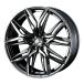 WEDS LEONIS LM ����ߥۥ�����1�� 18X7.0J 5H PCD100 +47 (�֥�å��᥿�륳����/�ߥ顼���� BMCMC) �����å� �쥪�˥�