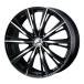 WEDS LEONIS WX ����ߥۥ�����1�� 18X8.0J 5H PCD114.3 +42 (�֥�å��ߥ顼���å� BKMC) �����å� �쥪�˥�