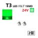 T3 LED Х 24V  ꡼ 2 å SMD å ᡼  ѥͥ  Х ȥå 緿   귿 ̵