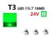 T3 LED Х 24V  ꡼ 3 å SMD å ᡼  ѥͥ  Х ȥå 緿   귿 ̵