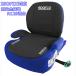  Sparco детское сиденье SK100ib чёрный × синий ISOFIX соответствует новый безопасность стандарт R129 согласовано SPARCOKids бустер сиденье 