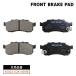  safety with guarantee Honda N-BOX JF1 front brake pad left right 45022-S2K-000 06450-SFA-000 interchangeable goods 