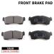  safety with guarantee Suzuki MR Wagon MF22S front brake pad front left right 55810-72J00 55810-82K00 interchangeable goods 