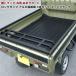  all-purpose light truck flap rear gate protector black aluminium . board long type 3P gate cover flap protector . tree Carry Hijet Sambar 