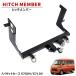  Hijet Cargo S700V S710V shackle attaching hitchmember ball mount hitch mount trailer traction B 550kg wiring attached 