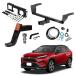  планка с фаркопом 2 дюймовый угол Toyota RAV4 XA50 type 2018-2025 год электропроводка полный комплект CURT Cart стандартный товар 