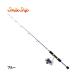 TAKAMIYA легкий дыра рыбалка комплект вращающийся модель 90cm CM-675 голубой Smile sip23796takamiya