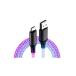 USB�[�d�������P�[�u�� 1.2m A-C ���C���{�[LED �[�d�� �[�d�P�[�u�� Type-C 1.2m �f�[�^���ݓ]�� ���C���{�[ �J�V���� AJ-636