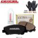 �������� DIXCEL �f�B�N�Z�� �u���[�L�p�b�h EC �t�����g ���E �O���[�X�t�� �t�[�K Y50/PY50/PNY50/GY50 321462 �G�X�e�[���O���[�u�t