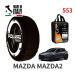 POLAIRE стандартный товар snow носки S53 Италия производства snow цепь Show'7 MAZDA2 / DJLAS размер колес : 185/60R16