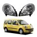 DEPO стандартный товар Renault Kangoo KWK4M предыдущий период оригинальный модель галоген передняя фара прозрачный Япония свет ось левый и правый в комплекте 7701068183 7701068181