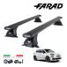 falado стандартный товар FARAD Fiat FIAT 500X 334 type крыша барный комплект основной держатель комплект международный засвидетельствование TUV Италия производства черный 