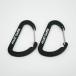  блокировка kalabinaD type D-shaped carabiner M размер kalabina черный брелок для ключа уличный альпинизм кемпинг рыбалка модный легкий 2 шт avantgarde 
