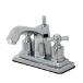 Kingston Brass KS8641ZX Kingston Brass Millennium 4 in. Centerset Lavatory Faucet, Polished Chrome