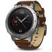 GARMIN( Garmin ) Fenix Chronos ( Phoenix Cronos ) бег альпинизм сердце . сенсор имеется GPS установка Steel Vintage Leather Band [ параллель импортные товары ]
