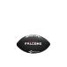 WILSON Sporting Goods NFL Atlanta Falcons Team Logo Football, Black, Mini Size