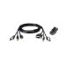 ATEN кабель комплект HDMI USB/SP - DVI-DD L:1.8m,2L-7D02DHX2(USB/SP - DVI-DD L:1.8m)