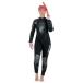 Seac Komoda Lady, Ultra Comfortable Scuba Diving Wetsuit in 3 mm Superelastic Neoprene, Rear Zip