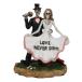 Ebros Love Never Dies Skeleton Lady and Gentleman Couple Prom Night Figurine 5.5