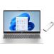 HP 15.6 inch FHD Laptop | Intel Core i3-N305 Processor | Intel UHD Graphics| Fingerprint | Silver | 16GB RAM | 256GB SSD | Windows 11 Home | Bundle wi