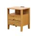  ночной столик розетка есть ширина 40cm Mini kru40-2 натуральный aruda- натуральное дерево 